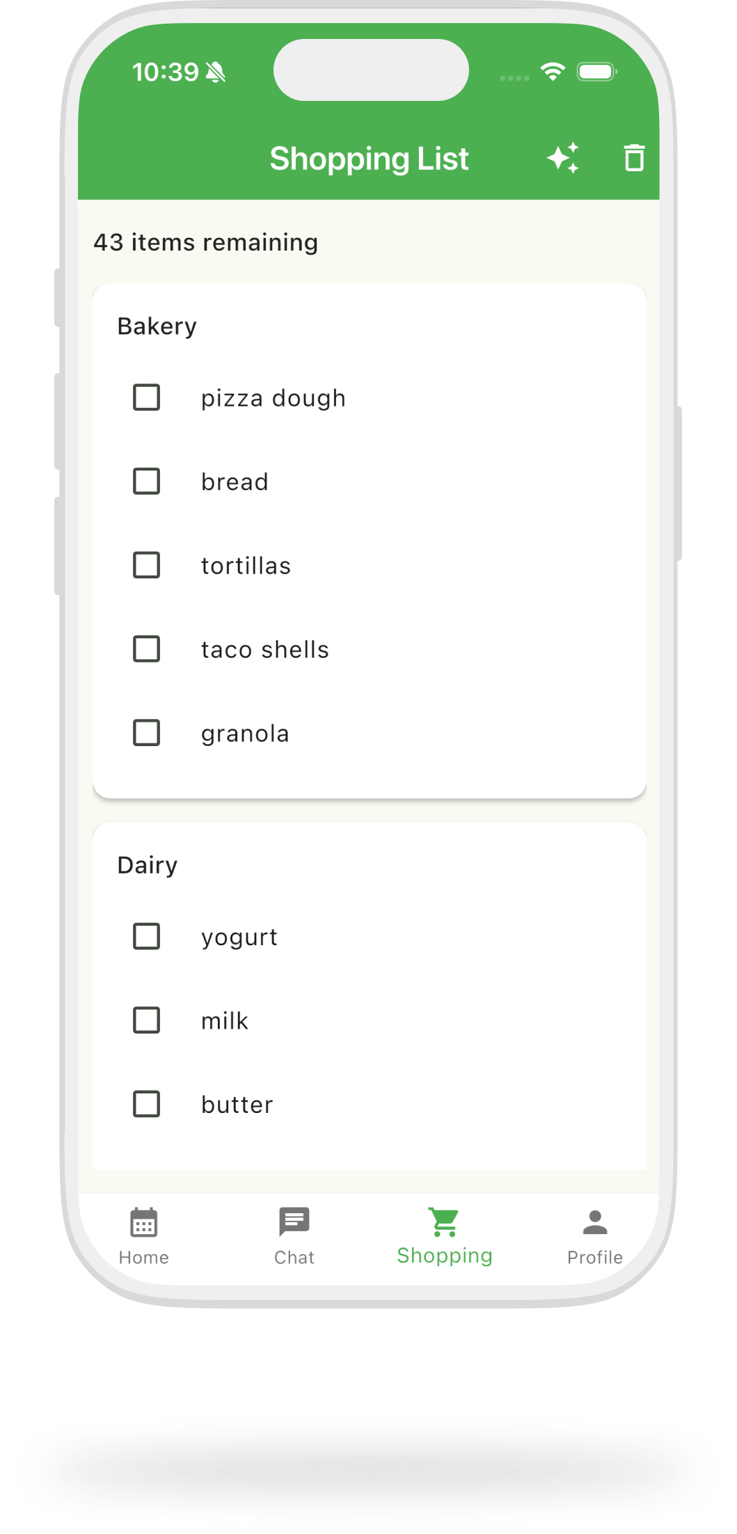 Smart Grocery Lists screenshot